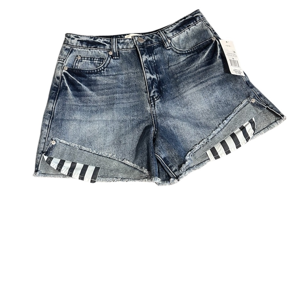 Habitual Blue Jean Shorts Distressed Cuffed Design